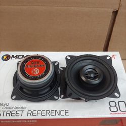 MEMPHIS 4 INCH 2 WAY 80 WATTS PEAK POWER PER PAIR CAR SPEAKER  BRAND NEW 