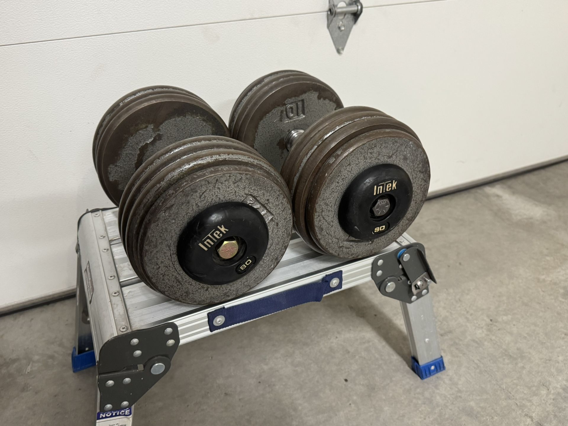 Dumbbell 80 Pound Pair - Pro Style