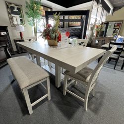 6 Pc Dining Table 