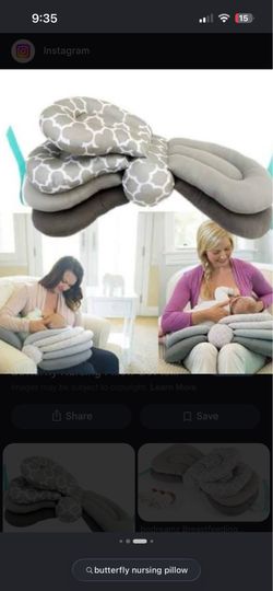 Butterfly nursing pillow