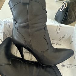 Italian Leather Boots 7.5