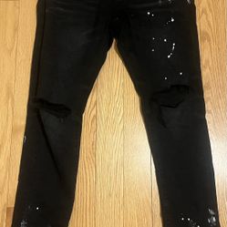 Purple Jeans 32 No Front Tag