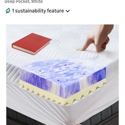 Mattress Topper Size King 3inch New In Box Pick Up In Pomona $60