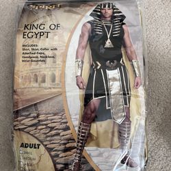 King of Egypt Costume For Halloween Medium size