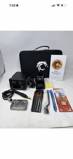 Stage 2 1 Pen Professional Woodburning Detailer 60W Tool Kit Digital Temp