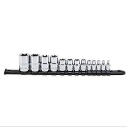 Husky 1/4 in., 3/8 in., and 1/2 in. E-Torx Socket Set (13-Piece)