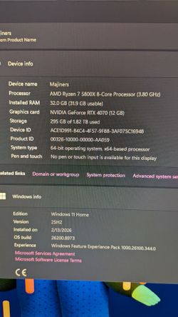 COMPLETE RTX 4070 Gaming PC Setup - Ryzen 7, 32GB RAM, Dual Monitors (200Hz + 4K)