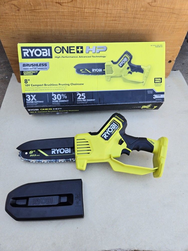 RYOBI 18V HP Brushless 8in. Pruning Saw