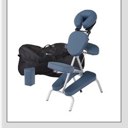 Portable, seated massage chair