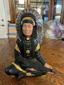 Indian chief statue no markings