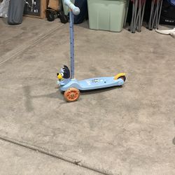 Bluey Ride N Glide Toddler Scooter