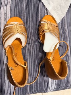 Women's Latin Dance Shoes Satin Professional Ballroom Salsa Practice Performance Wedding Dancing Shoes