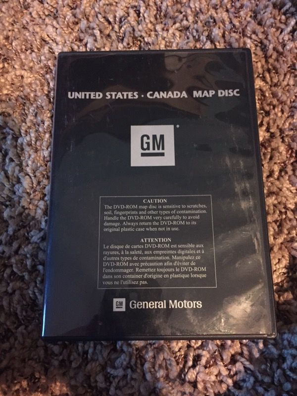 GM US & Canada Map Disc