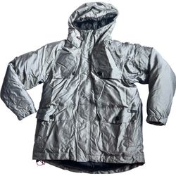 DC Shoes Snow Jacket Men Small Waterproof Ski Snowboard Gray Insulated Coat Y2K