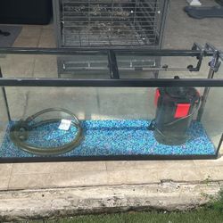 55”gallons Fish Tank And Filter