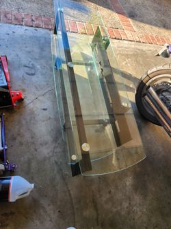 Glass TV Stand ( Really Nice )