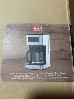 Brand New Melitta Aroma Tocco Plus 12-Cup Hot & Iced Drip Coffee Maker - Black w/ Glass Carafe