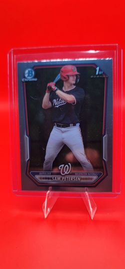 Bowman 2026 Chrome 1st Bowman Sam Petersen Washington Nationals BCP-122