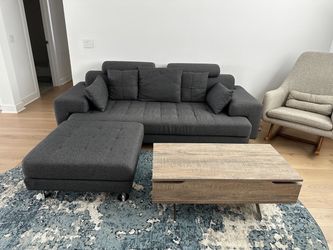 Wooden Coffee with Storage Lift Top