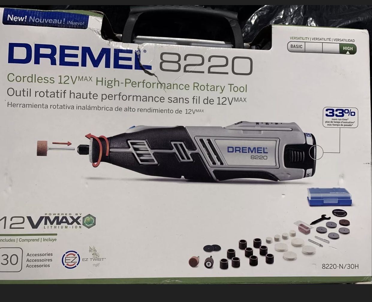 Dremel 12-volt Max Cordless Rotary Kit New