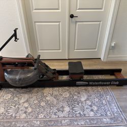 WaterRower with The BT Module and iPad Mount