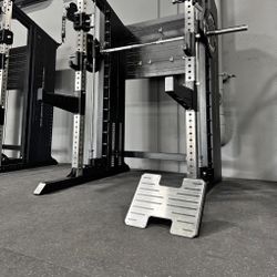 ALL IN ONE Half Rack + Functional Trainers w 200lb Weight Stacks + Smith Machine