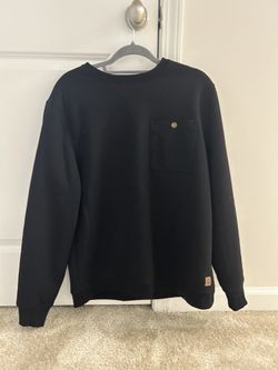 Black Fleece Lined Crewneck Size L