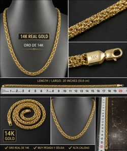 Cadena oro 14k