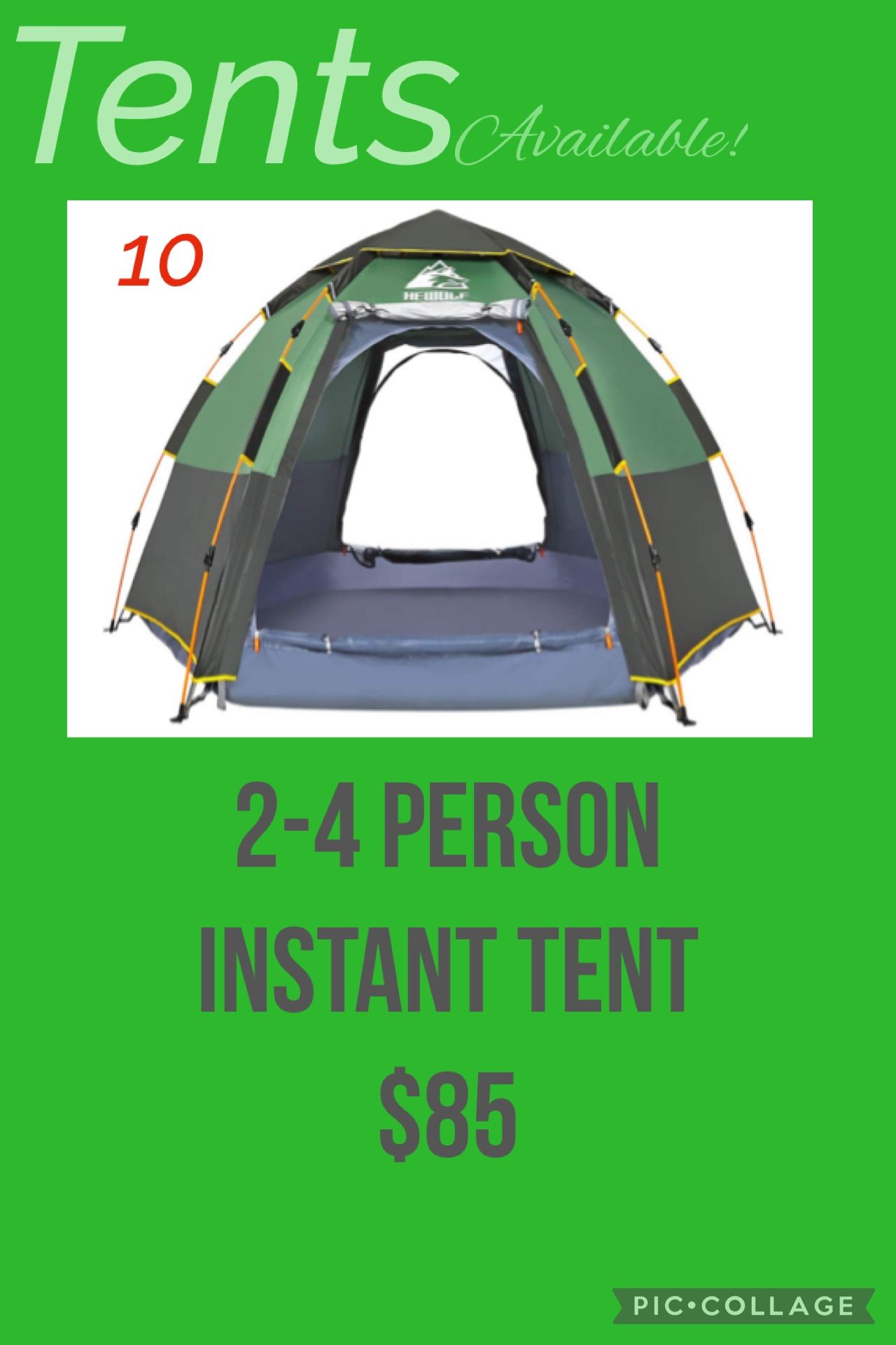 2-4 Person Tent 