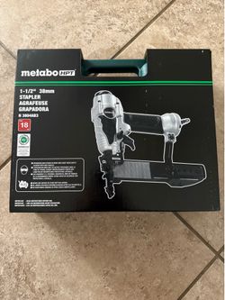 New Metabo Finish Nailer.