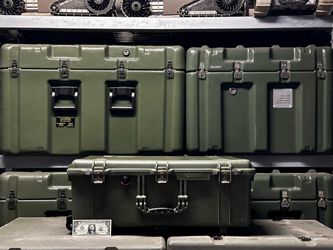 MILITARY PELICAN HARDIGG TL500I STORAGE CASE