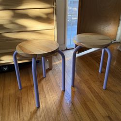 IKEA Domsten Stool Lilac