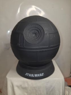 Star Wars Death Star Figure Coin Bank NO Coin Slot plastic #SILB