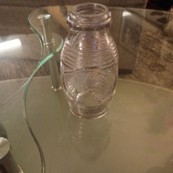 vintage glass barrel jar