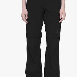 Little Donkey Andy Women's Stretch Convertible Pants Zip-Off Quick Dry Hiking Pants，S