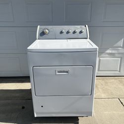 WHITE WHIRLPOOL GAS DRYER IN GOOD CONDITION 