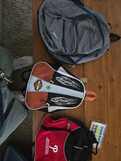 3 separate brand new backpacks