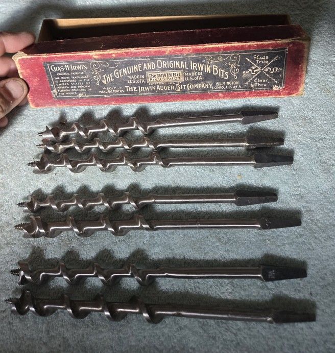 Antique Auger Lot