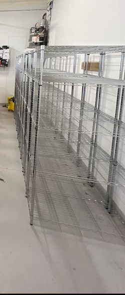 Chrome Wire Shelving Units