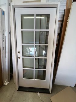 🚪 36x79 Fiberglass 10-Lite Exterior Door 🚪