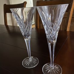 Waterford Fluted Champagne Glasses 