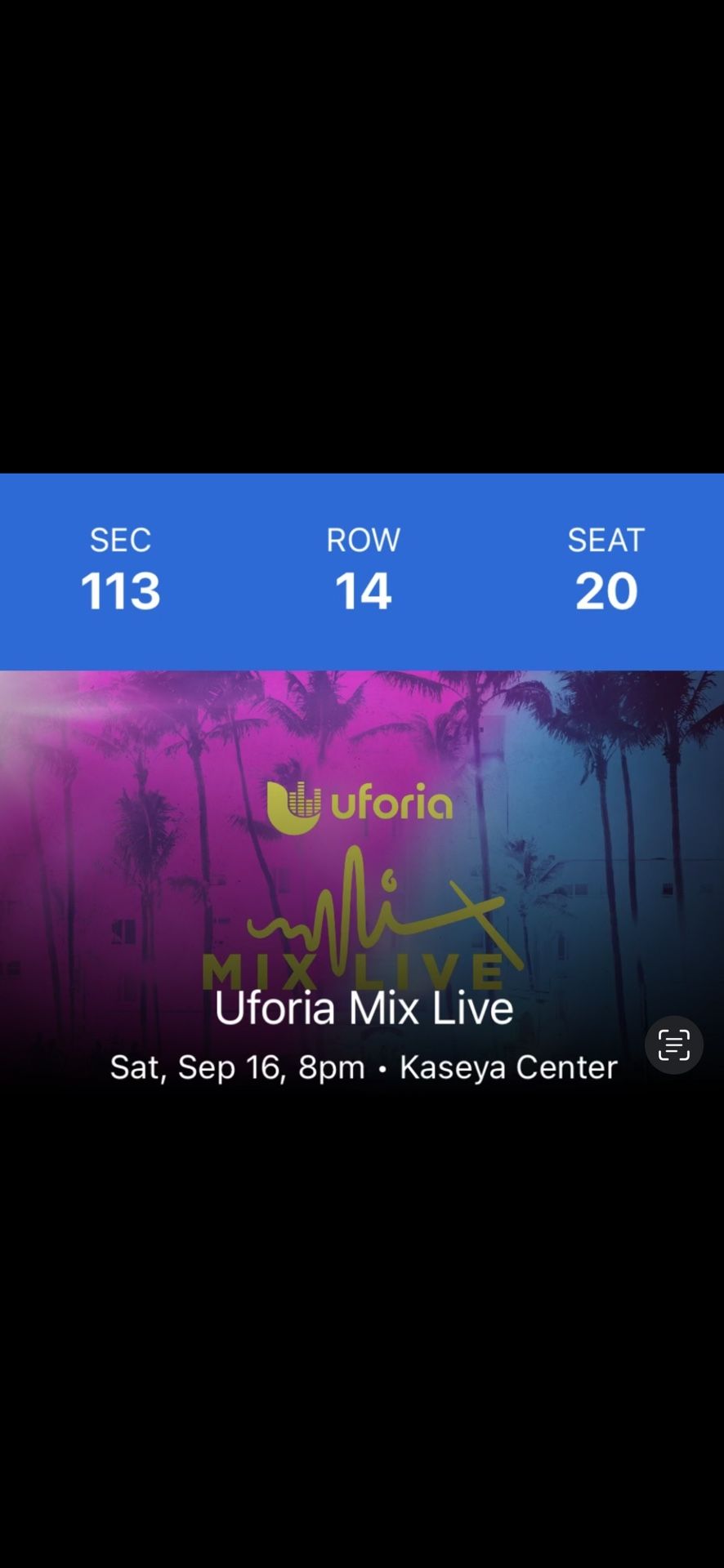 Uforia Live Tickets