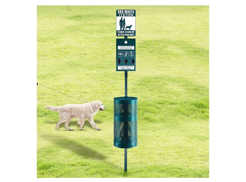 Qinyoung Galvanized Steel Outdoor Pet Bin