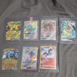 7 Pokemon Cards