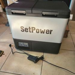 Setpower Dual Zone 45qt Rv /car Refrigerator 12v Port