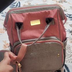 Diaper bag And Portable Changing Pad