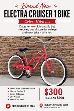 Electra Cruiser 1 Step Thru Bike