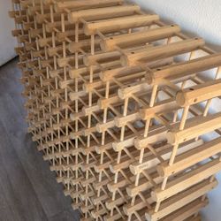 120-Bottle Solid Wood Wine Rack – Sturdy & Stylish