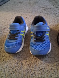 ASICS Toddler Sneakers Blue and Yellow