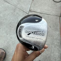 SGS Inferno Titanium Matrix 3/4 Hybrid And 3 15 Degree Wood 